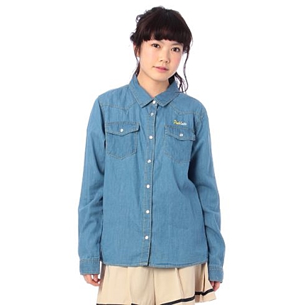 デニムウエスタンシャツ