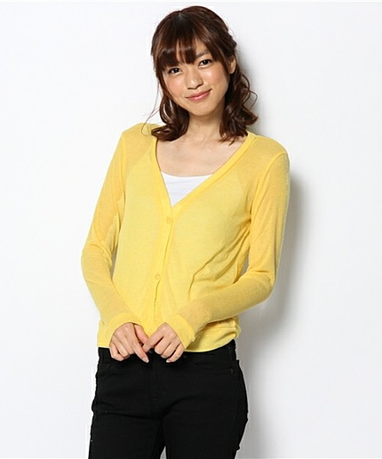 WEGO/カラーカーディガン