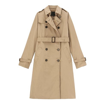 タフタトレンチコート