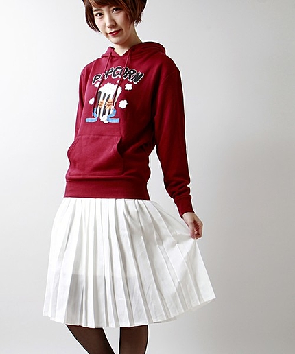 WEGO/プリーツミモレスカート