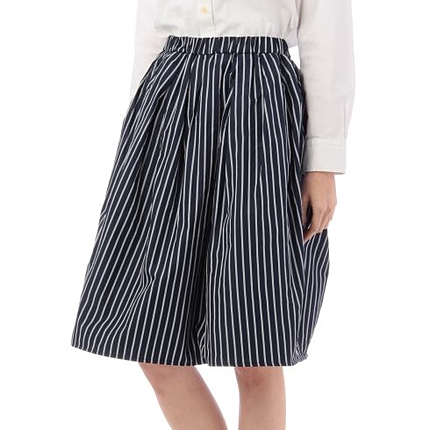 ストライプリバーシブルスカート