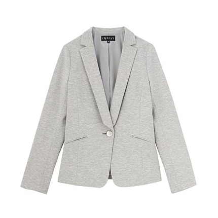 ワンボタンテーラードジャケット