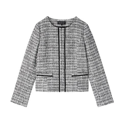 ラメスラブツイードジャケット