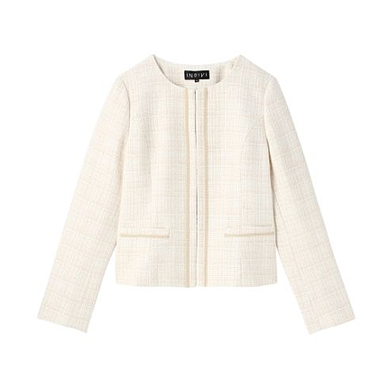 ラメスラブツイードジャケット