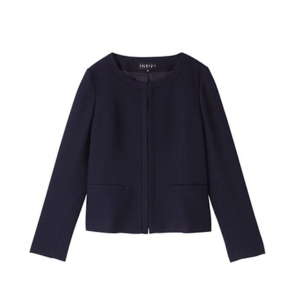 スラブツイ-ドノーカラージャケット