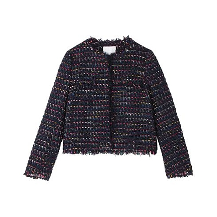 カラー&ラメツイードジャケット