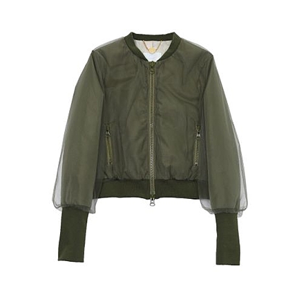 チュールブルゾン