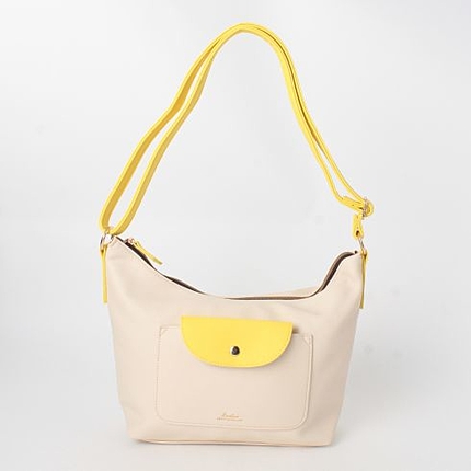 バイカラーショルダーバッグ