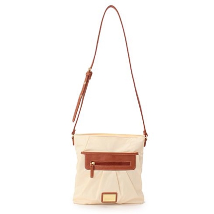 ナイロン縦長ショルダーバッグ