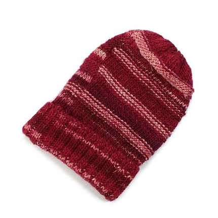 Complit ラメボーダーニットキャップ