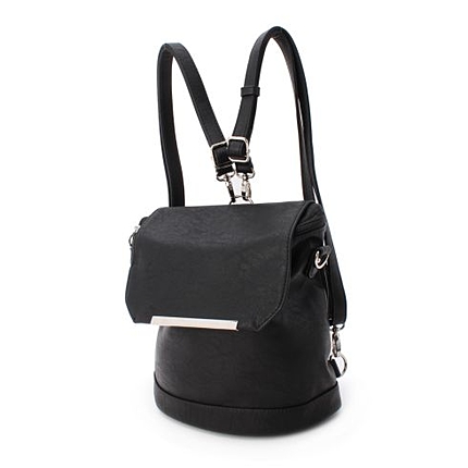 メタルバー付きフラップ2WAYリュック