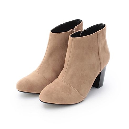 スエード調ショートブーツ