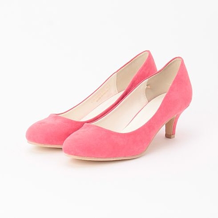 ローヒールカラーパンプス