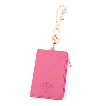 ビジューリール付きパスケース