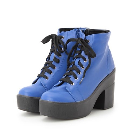 レザー調スニーカーブーツ