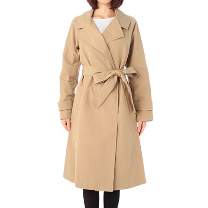 ガウン風トレンチコート