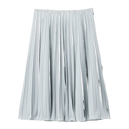 箔プリーツスカート