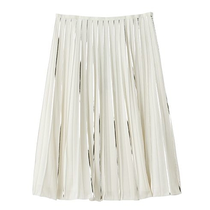 箔プリーツスカート