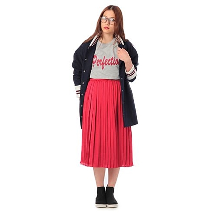 大人プリーツスカート