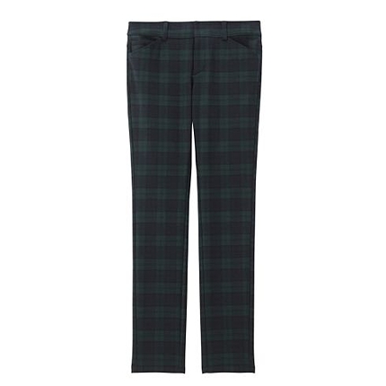 チェックストレッチパンツ