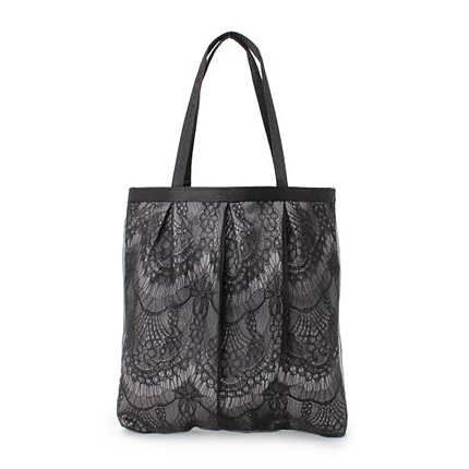 レース×サテンパーティーバッグ