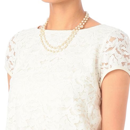 デザインパールビジュー2WAYネックレス