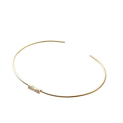 プチリボンゴールドバングル