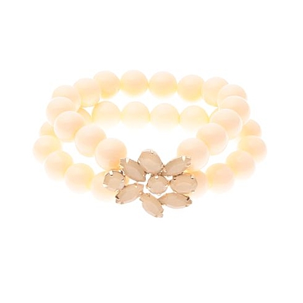 ビジューポイントビーズブレス