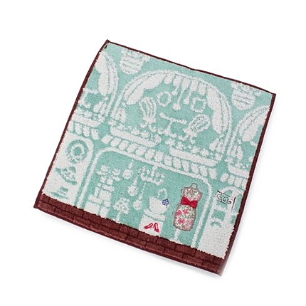 リバティ生地使いミニタオル