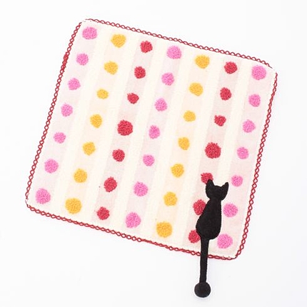 Atsuko Matano ネコしっぽハンドタオル