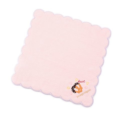スイーツ刺しゅうスカラップミニタオル