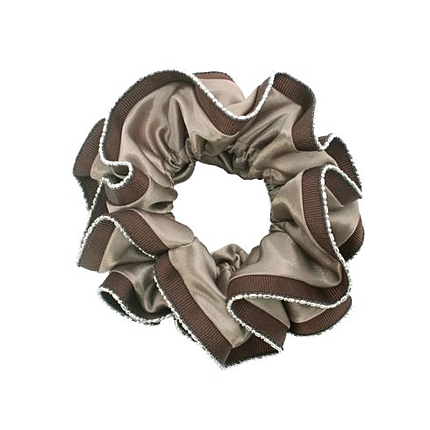 チェーン使い配色シュシュ