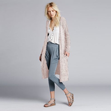 ロングニットカーディガン