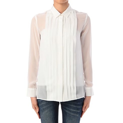 タックシフォンシャツ