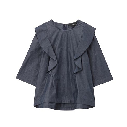 SACRA フリルブラウス