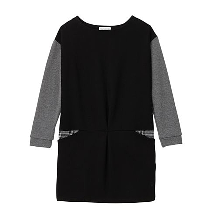 ボア裏毛ワンピース