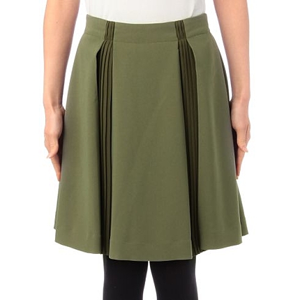 異素材ミックスボックススカート