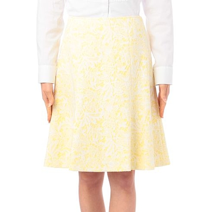 フラワーレース風ジャカードスカート