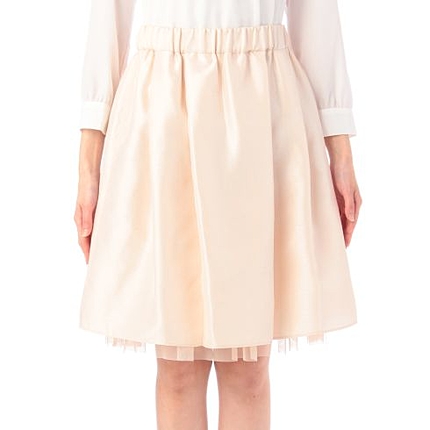 シャンタンチュールスカート