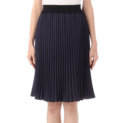 ミディ丈プリーツスカート