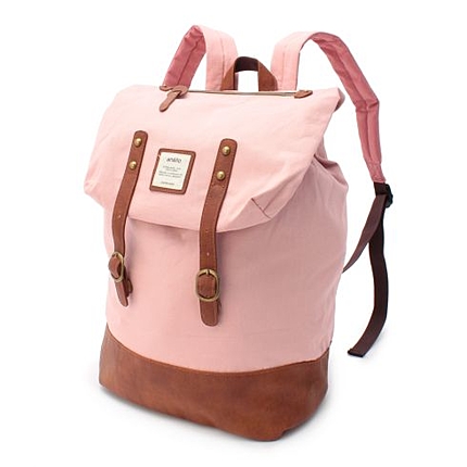 異素材配色ベルトリュック