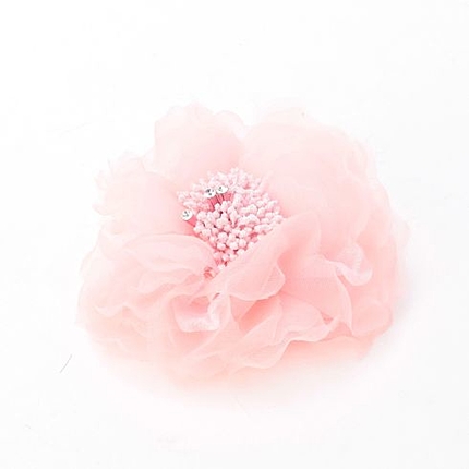 ビジューボタンコサージュ