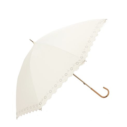 スカラップカット晴雨兼用長傘