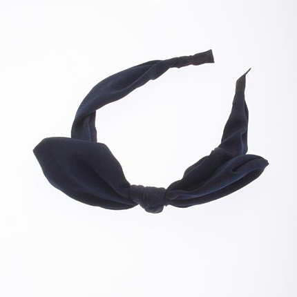 サテンリボンカチューシャ