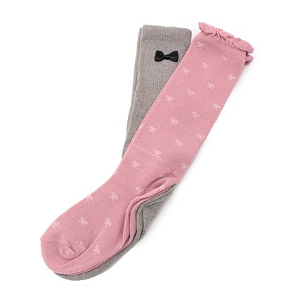 リボンハイソックス2枚セット