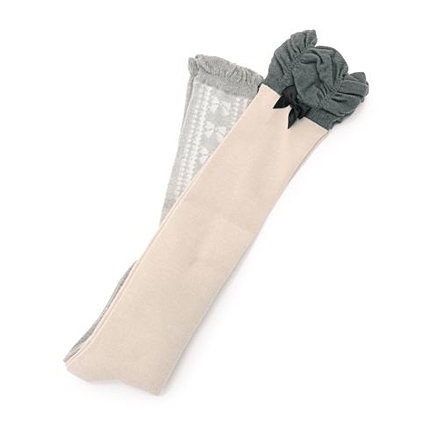 リボンニーハイソックス2枚セット