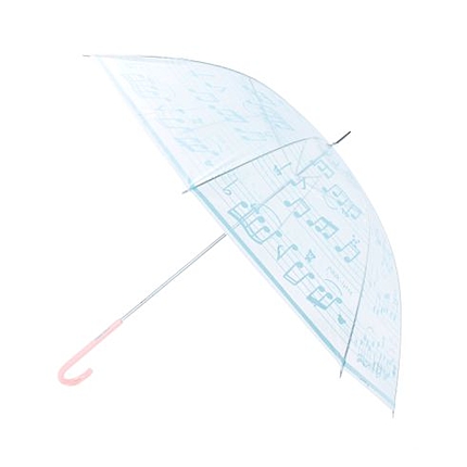 クマ×音符ビニール傘(長傘)