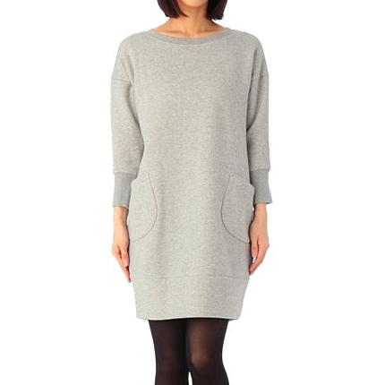 裏起毛スウェットワンピース