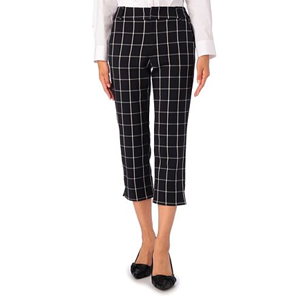 チェッククロップドパンツ