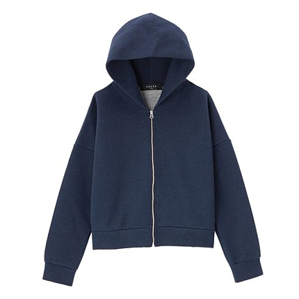 SACRA シンプルドロップショルダーパーカ